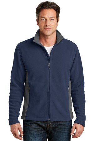 F216 Men's Color Block Fleece Jacket