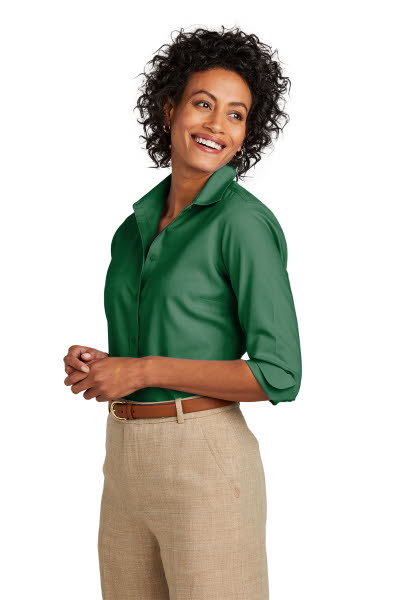 Brooks Brothers® Women's Wrinkle-Free Stretch Nailhead Shirt – MSA Gear