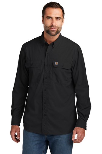 Carhartt Force Solid Long Sleeve Shirt CT105291, Black