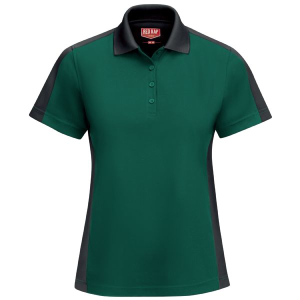 SK53 Women's Two Tone Work Polo Shirt | Red Kap