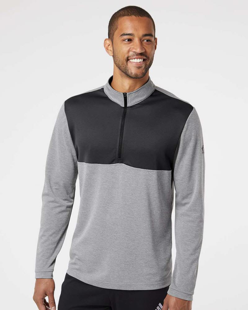 adidas - 【Sサイズ】Tinman Elite Flow Quarter Zip adidas - Men's Lightweight Performance 1/4-Zip Hooded
