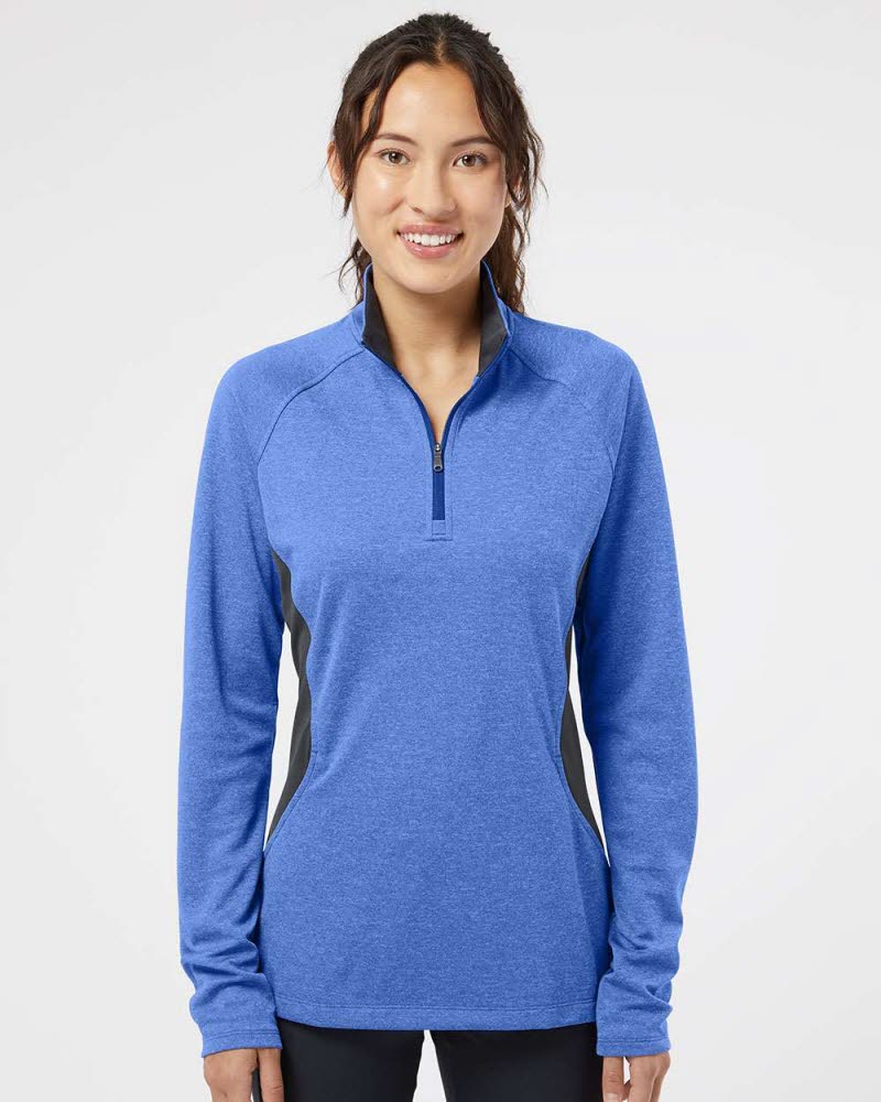 Women's Adidas Quarter Zip Pullover at Stitch Logo