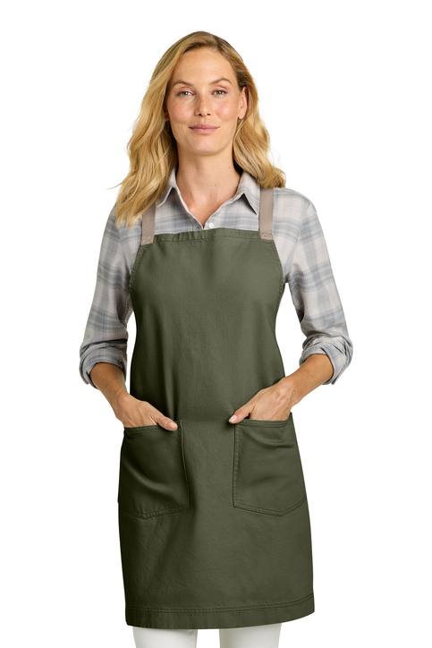 Heavy Duty Twill Crossback Aprons | Stitch Logo