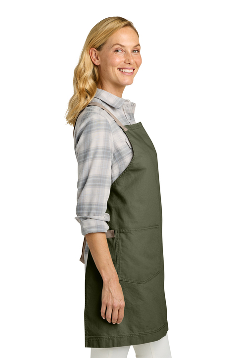 Heavy Duty Twill Crossback Aprons | Stitch Logo