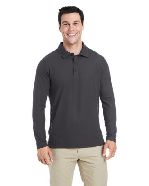 CE112L Men's Chroma Soft Long Sleeve Polo Shirts