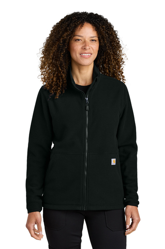Women's Carhartt Textured Fleece Jacket at Stitch Logo