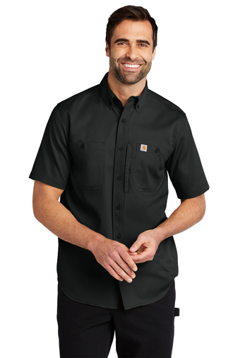 ◆KODAK◆ Professional Wave Short Sleeve Shirt CHARCOAL K432 Men's Cooling Short Sleeve Work Shirt | Red Kap®