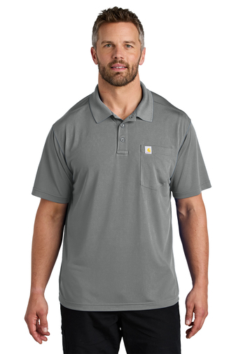 Carhartt FORCE Pocket Polo at Stitch Logo #CT106880