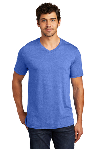 DT1350 Men's Perfect Tri V-Neck Tee at Stitch Logo