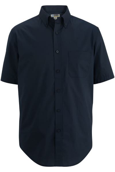 ED1231 Men's Comfort Stretch Dress Shirt Short Sleeve