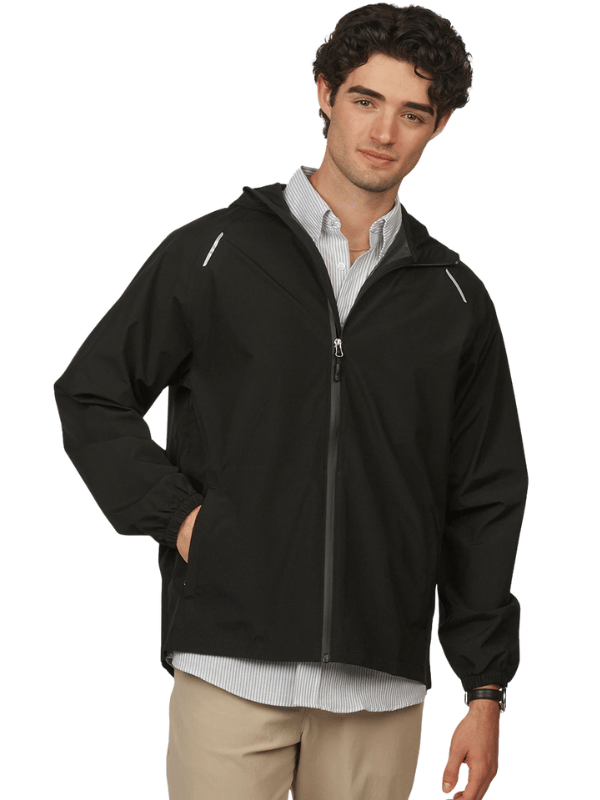 ED3487 Men's Uniform Rain Jacket | Stitch Logo