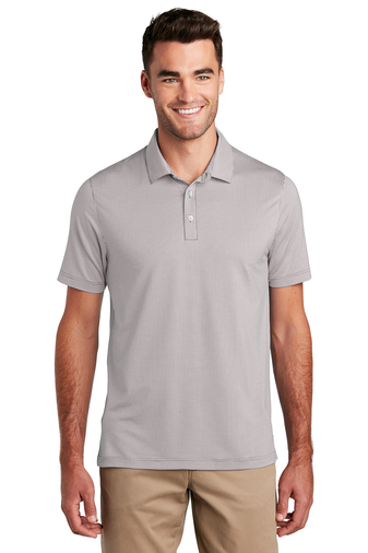 Men's Gingham Micro Check Port Authority Polo Shirts