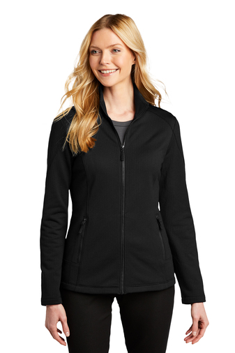 Women's Grid Fleece Jackets | Custom Fleece L239