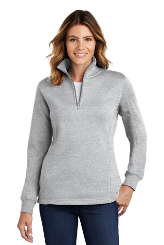 SXING women's sweatshirts Quarter Zip Letter Embroidery Drop