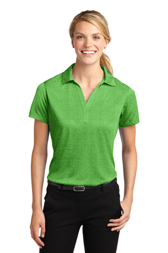 Lime Green Ladies Polo Shirt Top Size Small Uneek Casual Uniform Wear #30B61 