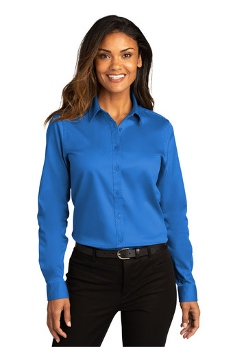 LW808 Women's Wrinkle Resistant Long Sleeve Dress Shirt