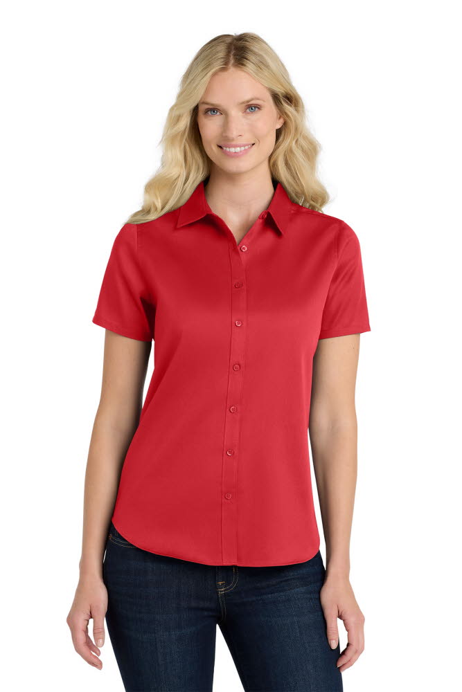 promotional dress shirts for women Custom Storm Creek Women's The Executive Dress Shirt - Printed