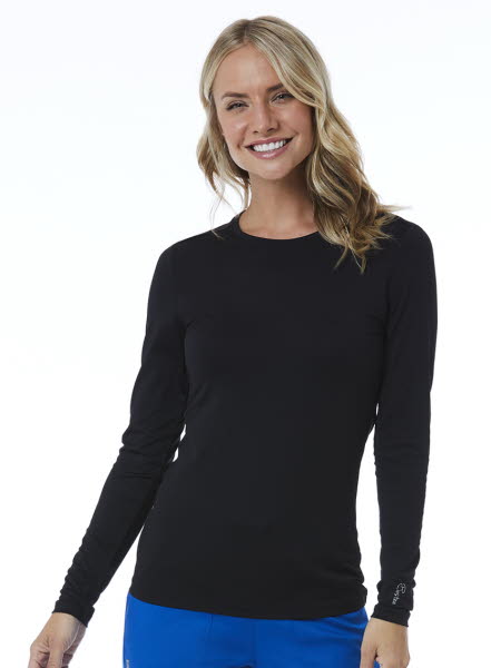 BaHoki Essentials Long Sleeve Undershirts for Scrubs Great Stretch and Layering Piece 
