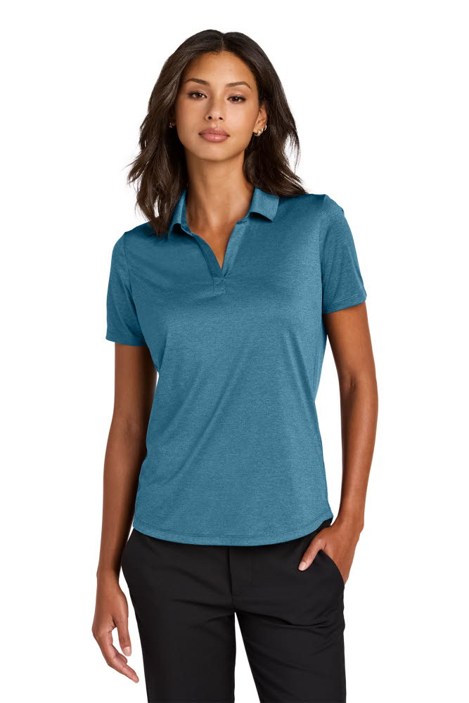 Women's Recharge Dri Fit Textured Polo at Stitch Logo
