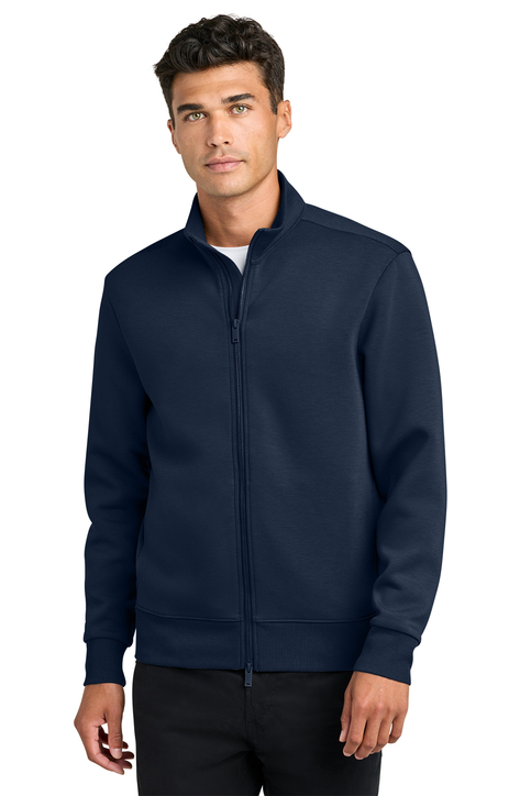 Men's Soft Spacer Full Zip Jackets at Stitch Logo MM3102