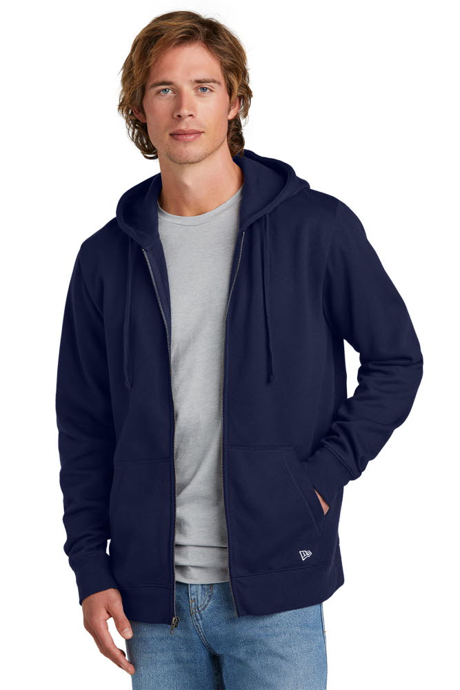 Men's New Era Full Zip Hoodie at Stitch Logo