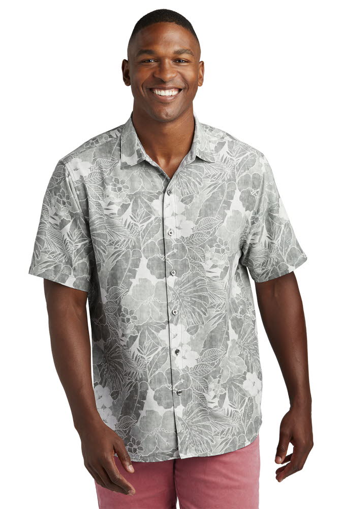 sachin and babi light blue dress Tommy Bahama Coastal Tiles Short-Sleeve Midi Dress main image 1