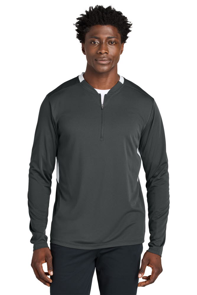 Men's Sport Club Quarter Zip Pullover at Stitch Logo