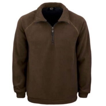 1742 Corduroy Bonded Microfleece Quarter Zip | US Made Fleece
