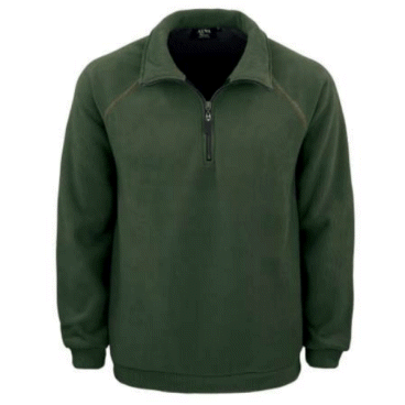1742 Corduroy Bonded Microfleece Quarter Zip | US Made Fleece