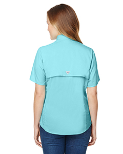 Printed Columbia Women's Whitecap Blue Tamiami II Shirt