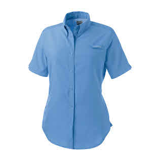 Printed Columbia Women's Whitecap Blue Tamiami II Shirt