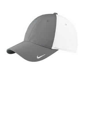 Nike 779797 Swoosh Legacy 91 Cap - Dark Grey/White