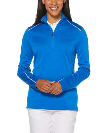 Callaway Ladies Water Repellent Quarter Zip at Stitch Logo