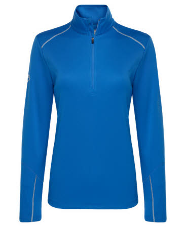 Callaway Ladies Water Repellent Quarter Zip at Stitch Logo