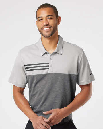 Men's Adidas Colorblocked Polo Shirts at Stitch Logo