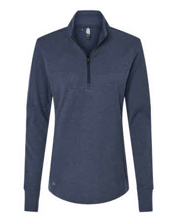 ～Azu～ Women's Adidas Quarter Zip Sweater at Stitch Logo
