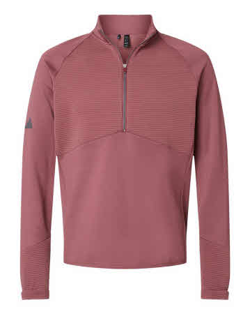 Men's Adidas Quarter Zip Pullover at Stitch Logo