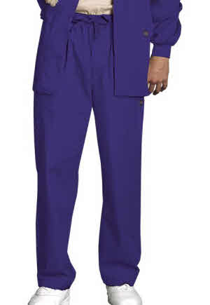 Cherokee Men's Purple Scrub Pants