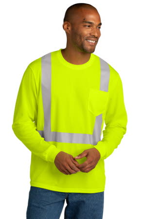 Begge etc smuk CS201 Reflective Safety Long Sleeve | Custom Work T-Shirts