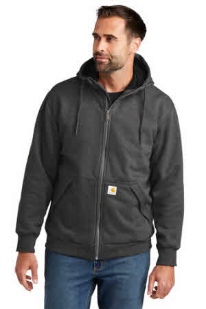 Custom Carhartt Rain Defender Paxton Heavyweight Quarter Zip Hoodie -  Screen Printed - Design Quarter Zip Sweatshirts Online at
