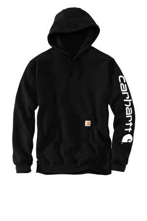 Midweight Custom Carhartt Hoodie at Stitch Logo