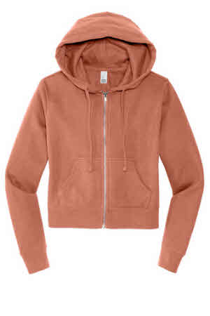 DT6103 Cropped Zip Up Hoodies