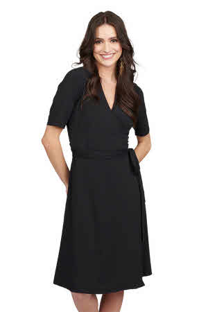 Women's Point Grey Tie-Waist Wrap Dress Women's Point Grey Tie-Waist Wrap Dress