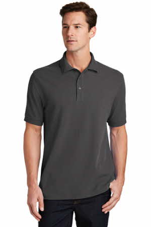 トップス CIOTA POLO SHIRTS COTTON CHARCOAL GREY 5 CIOTA POLO SHIRTS COTTON CHARCOAL GREY 5
