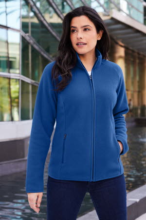 L700 Women's C-FREE Raglan Fleece Jacket at Stitch Logo