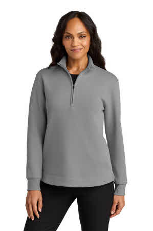 Women's Wearever Double Pique Quarter Zip LK210