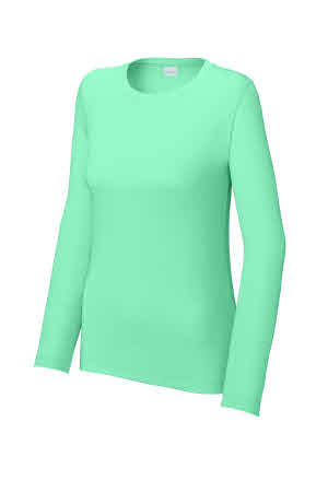 LST420LS Ladies Posi UV Long Sleeve T-Shirt