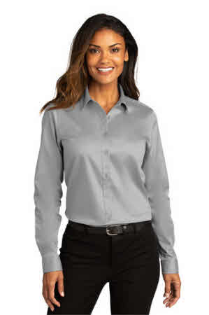 Wrinkle Resistant Sleeve Women\'s Dress Shirt Long LW808