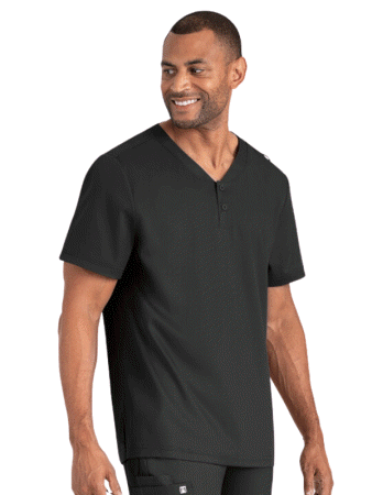 トップス vallad V.HENRY NECK M トップス vallad V.HENRY NECK M VALLAD V.HENRY NECK L/S ブラック iO