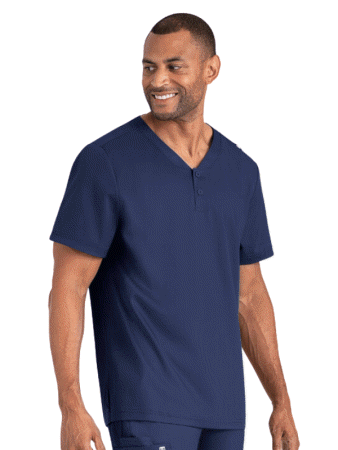 Men's V-Neck Henly Scrub Top Matrix 5503